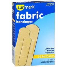 First Aid Sunmark Fabric Bandages Assorted Sizes