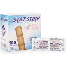 First Aid Stat strip adhesive bandages 100 flexible