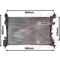 Computerkoeling Van Wezel Radiateur Aluminium 540 375 26 Koelribben