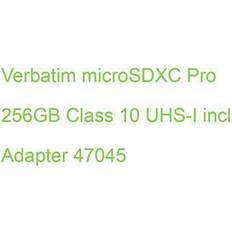Micro sd card 256 u3 Verbatim Pro U3 256GB Micro SDXC Memory Card