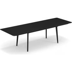 Emu Tavoli da Giardino Emu Plus4 Gartentisch Ausziehbar 160x90 cm - Schwarz/Pulverbeschichtet