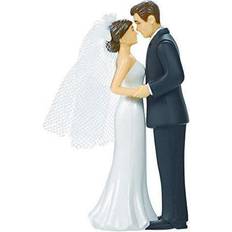 Amscan Bride & Groom Topper Party, 4.5" Cake Decoration