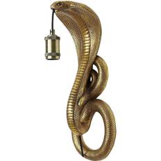 Brons Wandlampen Light & Living Snake Wandlamp 18.5 x 18 x 52 cm Brons