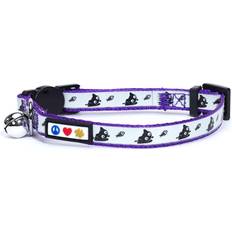 Pawtitas Glow The Dark Cat Collar with Bell Collar