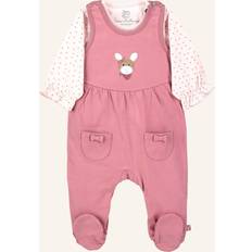 1-3M Combi-pantalons Sterntaler GOTS Strampler-Set Jersey Emmi - Rosa