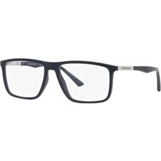 Glasses & Reading Glasses Emporio Armani EA3221 5088 54-16 Brillengestell inkl. Gläser, Herren, Vollrand, Rechteckig