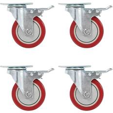 vidaXL 8 pcs Swivel Casters 100 mm