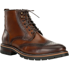 Johnston & Murphy XC Flex Cody Wingtip Zip - Tan Full Grain