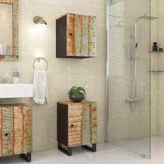 Wall Bathroom Cabinets vidaXL Badschrank 38 x 33 x 58 cm Altholz Massiv