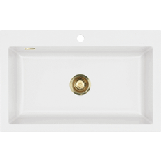 Diskbänk 80 cm Lavabo Mera 80 Diskbänk 80 x 51 cm Matt Vit