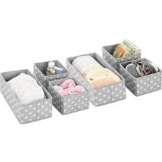 Beige Dressers mDesign Fabric Drawer Divider Organizer Bin Nursery/Bedroom Dresser Closet