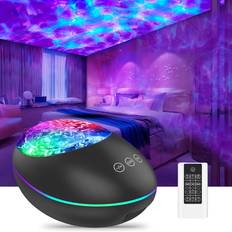 Sky remote LOBKIN Projector Ocean Wave LED Rotate Sky Remote Nurse Night Light