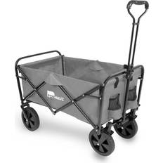 Utility Wagons ProSource ForHauz Folding Wagon Cart Gray