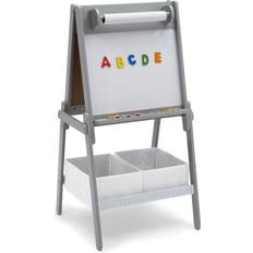 Magnetic Boards Toy Boards & Screens Delta Children Chelsea Double Sided Storage Easel with Paper Roll & Magnets