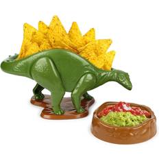 Jouets de Jeu de Rôle Barbuzzo NACHOsaurus Sculpted Dinosaur Snack & Dip Bowl Set