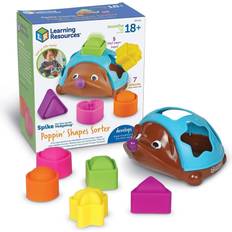 Clasificadores de Formas Learning Resources Spike the Fine Motor Hedgehog Poppin' Shapes Sorter