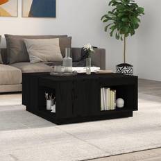 vidaXL 80x81x36,5 massivt fyrretræ Sofabord