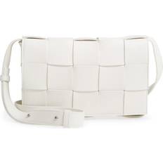 Bottega Veneta Cassette Crossbody Bag - White