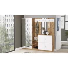 Hanah Home Siddebænke Hanah Home Hialeh Entrémøbelsæt 38 x 187 cm Siddebænk