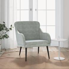 Oui Fauteuils vidaXL Gris Clair 63x76x80 cm Fauteuil