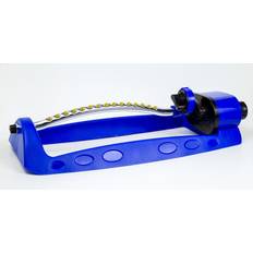 Blue Garden Sprinklers Rugg Aluminum Head Sled Base Oscillating Sprinkler 2750