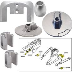 Impeller Tecnoseal anode kit w/hardware mercury bravo 3 2004-present zinc