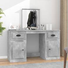 vidaXL concrete grey Dressing Table