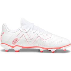 Puma Fotballsko Puma Future Play FG/AG - White Fire Orchid