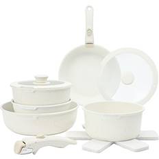 Detachable Handles Cookware Country Kitchen Nonstick Cookware Set with lid 13 Parts