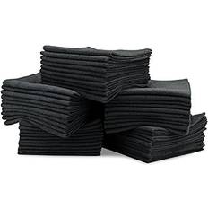 Black Cloths All Purpose Microfiber Towels 50 Pack