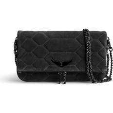 Zadig & Voltaire Bags Zadig & Voltaire Rock Quilted Suede Clutch