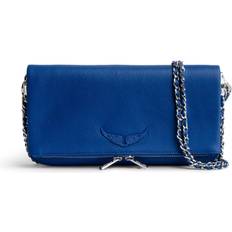 Zadig & Voltaire Bags Zadig & Voltaire Rock leather crossbody bag women Calf Leather/Cotton One Size Blue