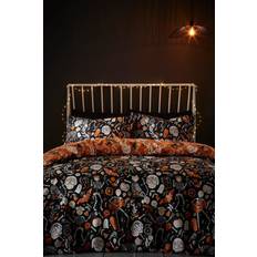 Bedlam Day Of The Dead Halloween Set Duvet Cover Black