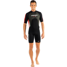 XL Våtdräkter på rea Cressi 2.5mm Med X Men's Shorty Wetsuit Black/Red