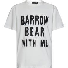 Barrow Logo Print Bomuld T-Shirt - Hvid