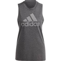 Adidas Winners 3.0 Tank Black Melange/Grey Three Women's Clothing Olive