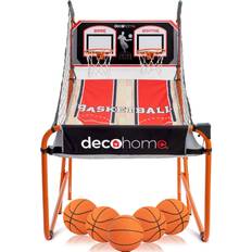 Table Sports Deco Gear Arcade Basketball Game, 1-4 Player, Scoreboard, Balls