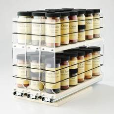 Spice Racks Vertical Spice 6-Shelf Cream