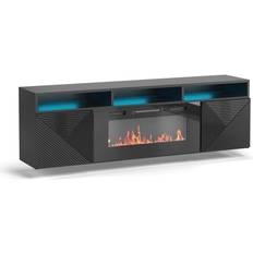 Modern fireplace tv stand Meble Furniture Giza EF TV Bench