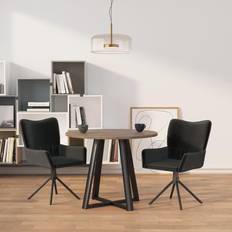 vidaXL Swivel 2 Leisure Kitchen Chair 2pcs