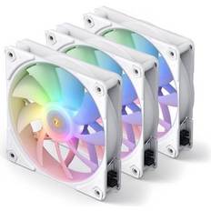 Jonsbo ZF120 Fans PWM-ARGB 3-pack 120mm Kabinettvifte 120mm Hvit med RGB-lys 120mm