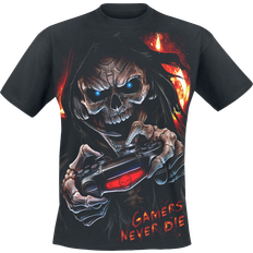 Respawn t-shirt black reaper occult angel of death black metal