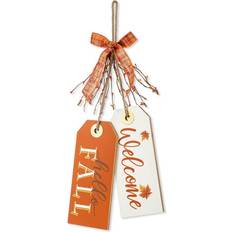 GlitzHome H Fall Wooden Door Hanger Decorative Item