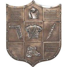 Bronze Wall Decor Full Armor Of God Wall Plaque 6:14-17 Decoración de Pared