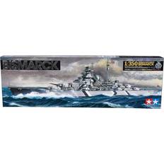 Modeller & byggesett Tamiya German Battleship Bismarck 1:350