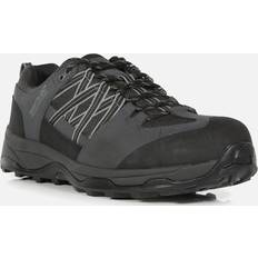 Regatta Mens Clayton Safety Trainers black/briar