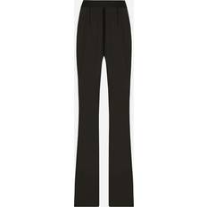 Dolce & Gabbana High-waisted flared chiffon pants