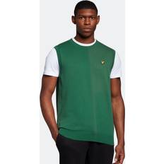 Lyle & Scott T-paidat Lyle & Scott Liivi Cotton Crew Neck Vest Vihreä