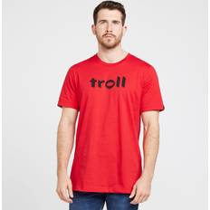 Men's Front Logo Tee in Red, Red
