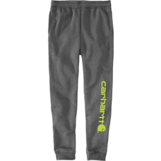 Carhartt Bukser Carhartt Relaxed-Fit Midweight Tapered Logo Sweatpants for Men Carbon Heather